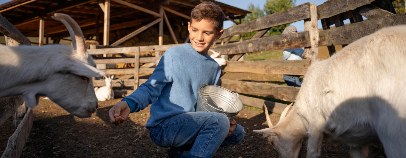 full-shot-kid-feeding-goat
